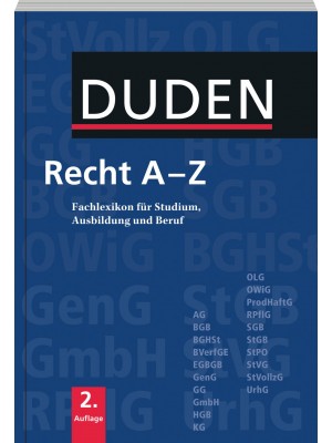 Duden - Recht A-Z 