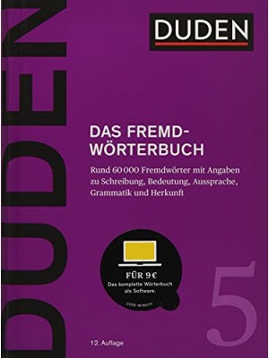 Duden 5 - Das Fremdwörterbuch 