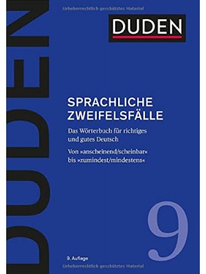 Duden 9  - Sprachliche Zweifelsfälle