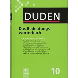 Duden 10 - Das Bedeutungswörterbuch 